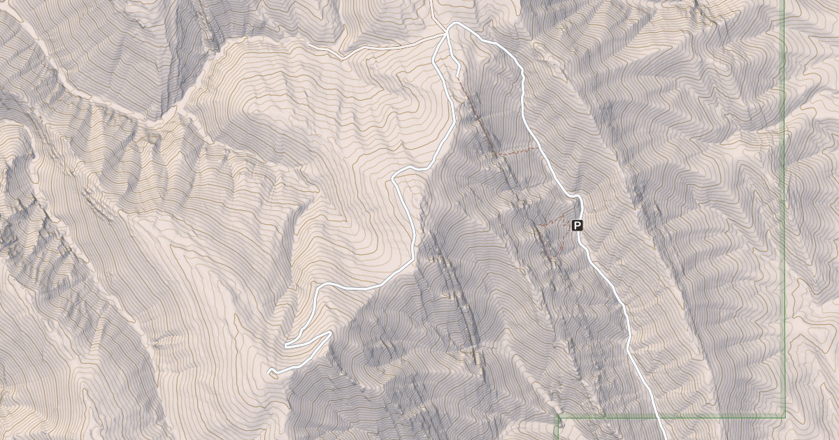 Map preview of HOWE PEAK
