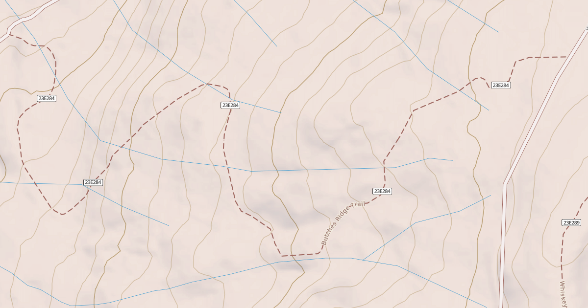 Map preview of Butches Ridge