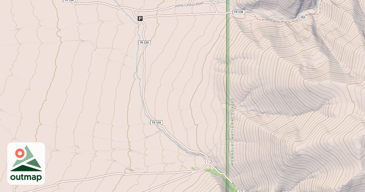 Map of FALLS CANYON