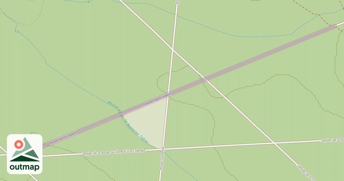 Map of Route Saint-Hubert