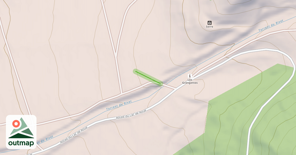 Map of Les Grangettes