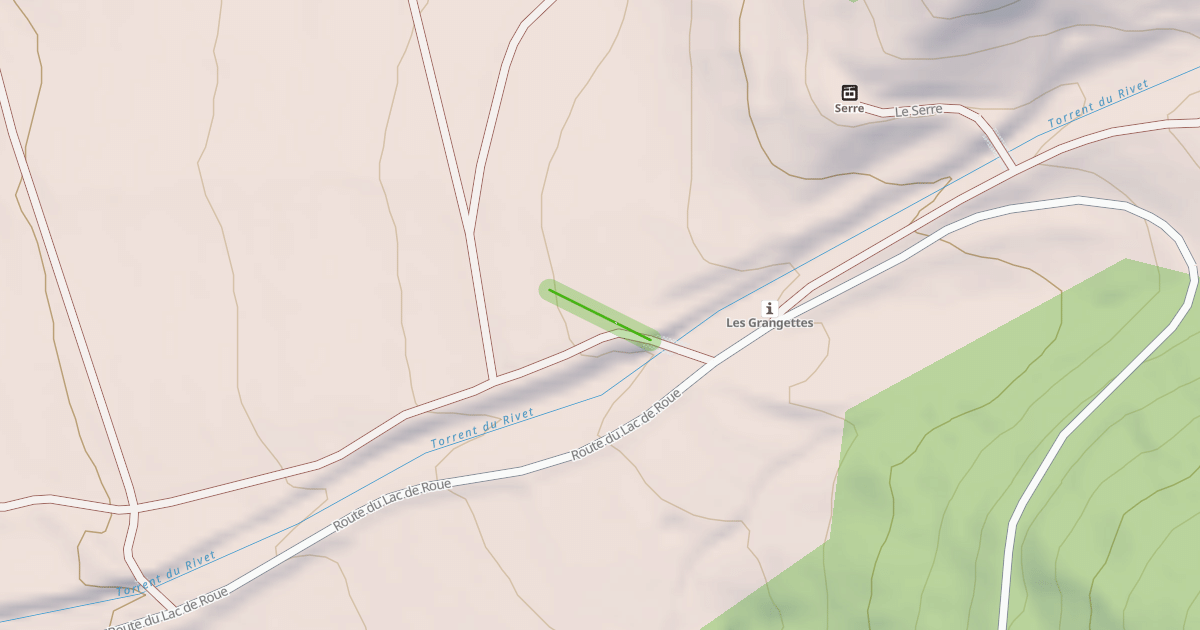 Map preview of Les Grangettes