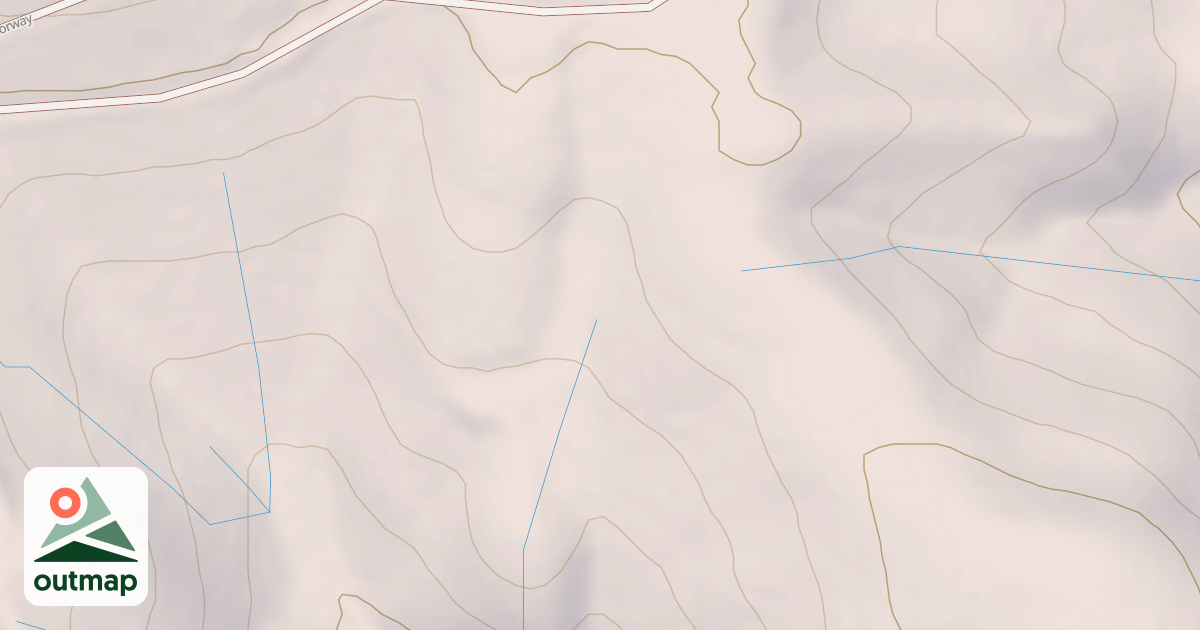 Map of DARK FORK SPUR D