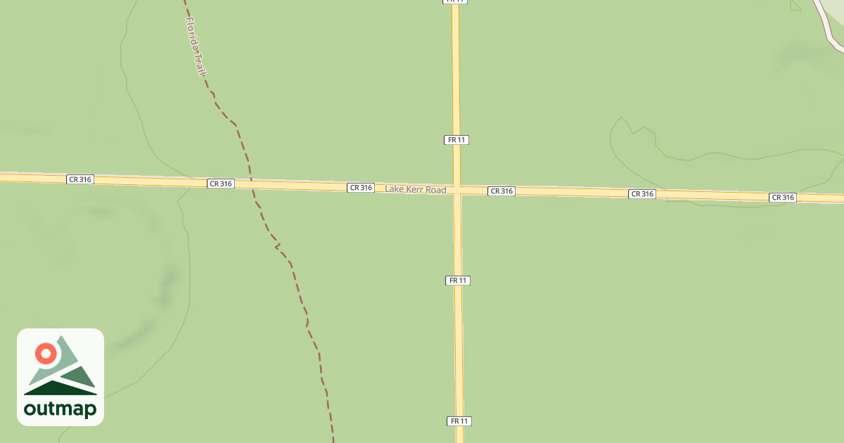 Map of N. HUNT CAMP PARKING