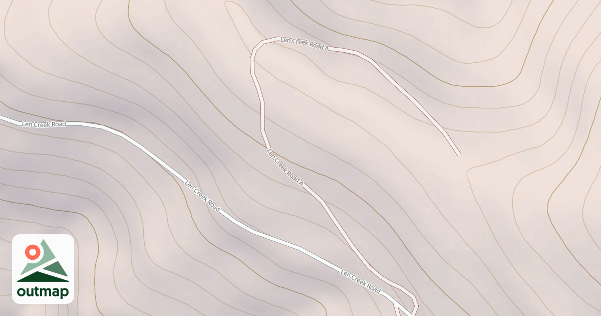 Map of LEN CREEK A