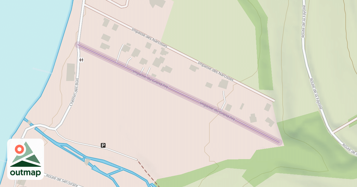 Map of Impasse du Grand Pré