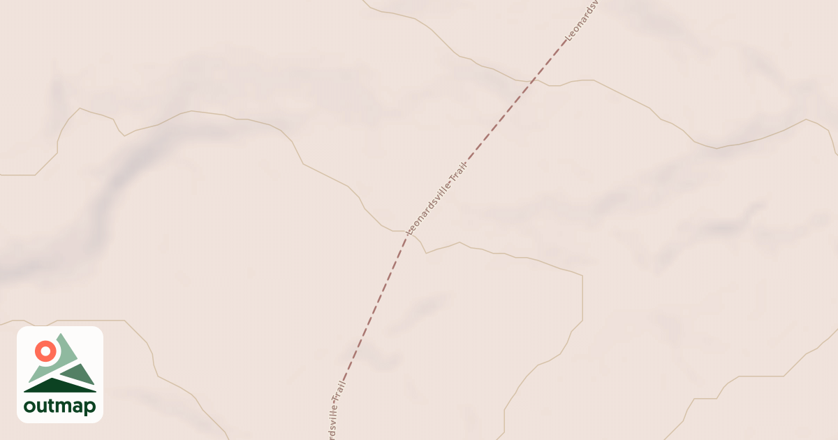 Map of Hickory Run State Park Trails in Carbon