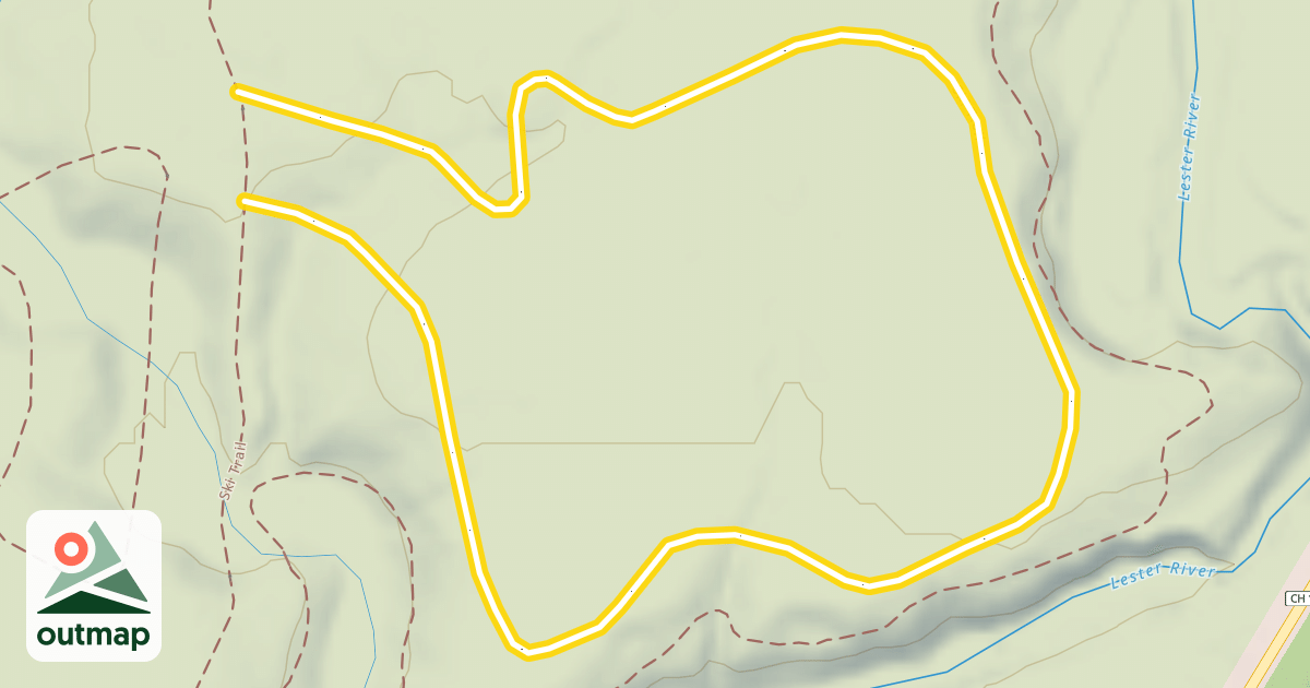 Map of Ski Trail
