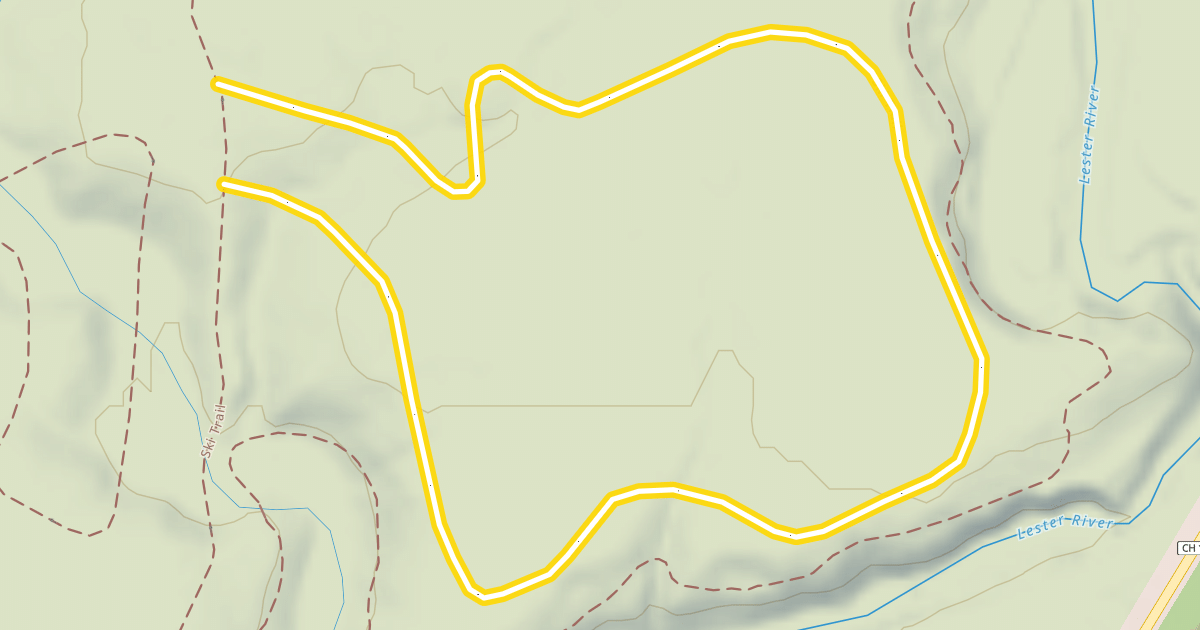 Map preview of Ski Trail
