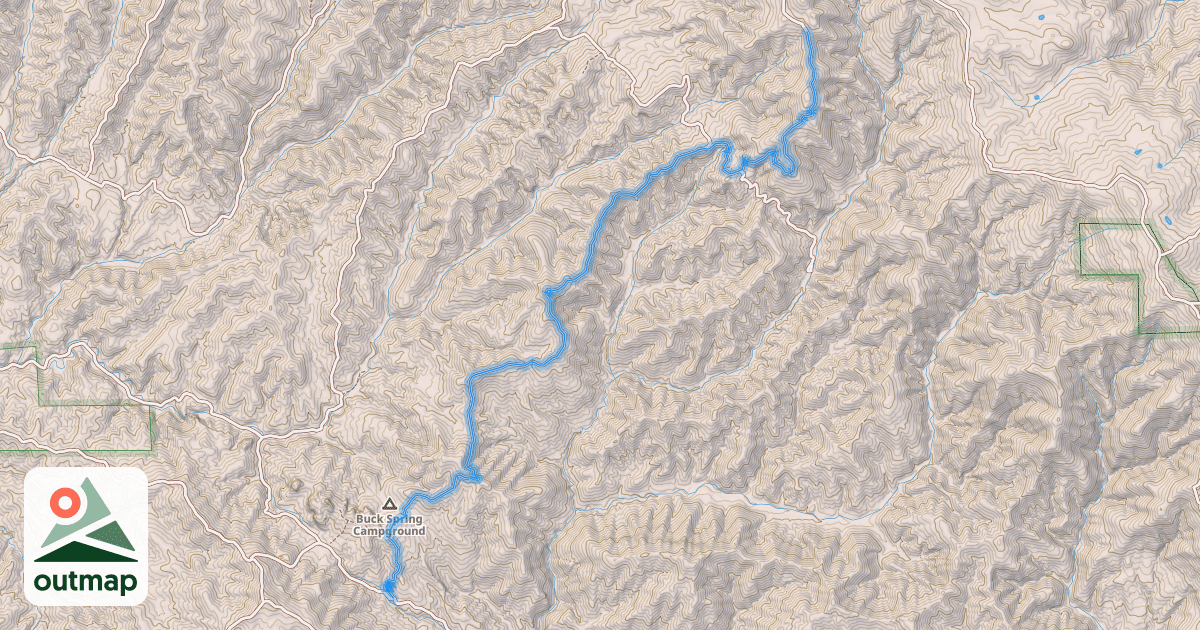 Map of Forest Service Route 32S25