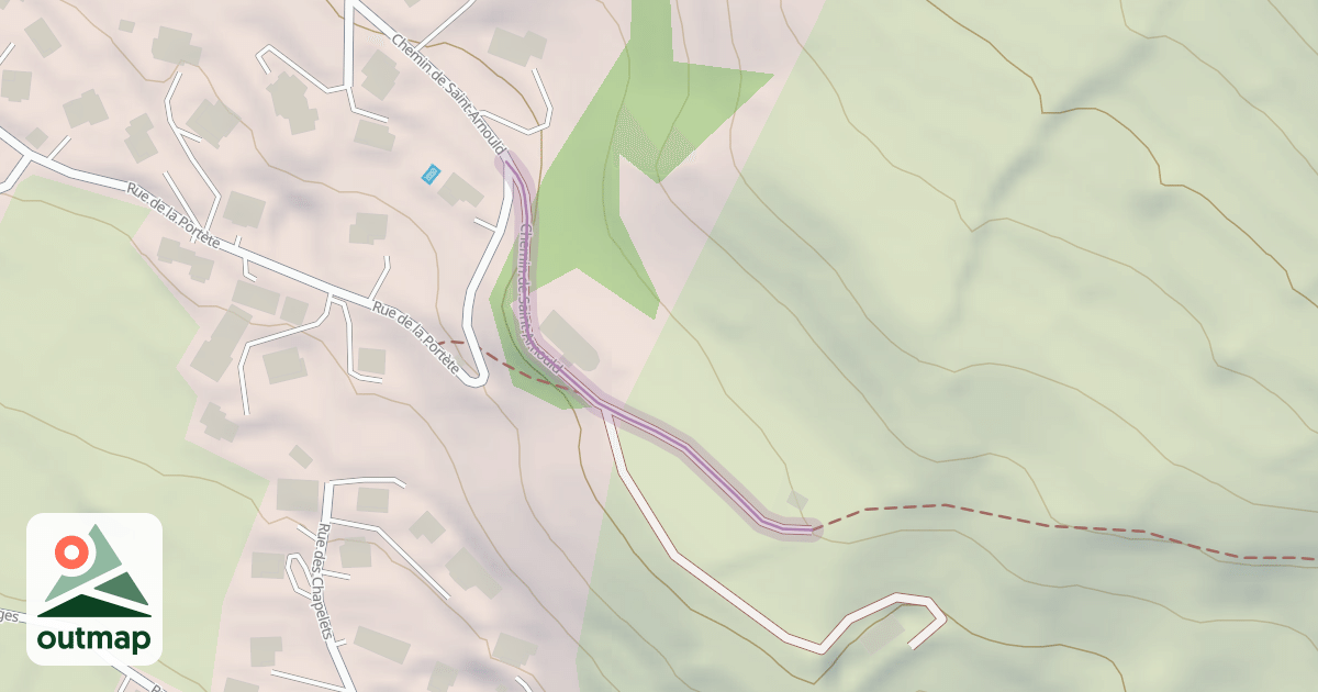Map of Chemin de Saint-Arnould