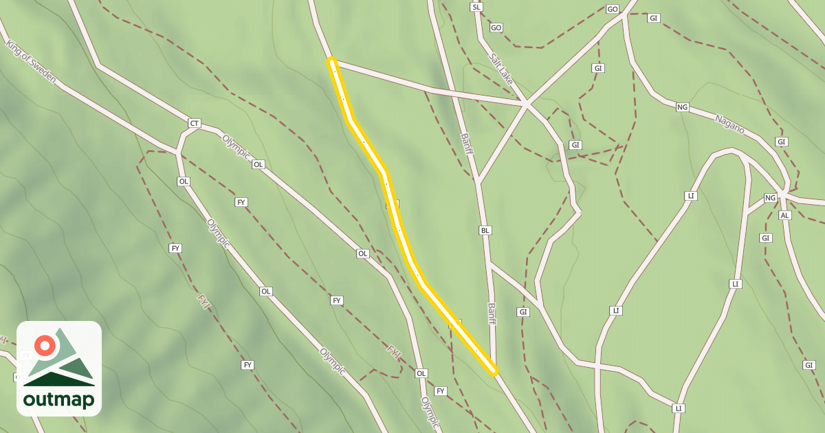 Map of Banff