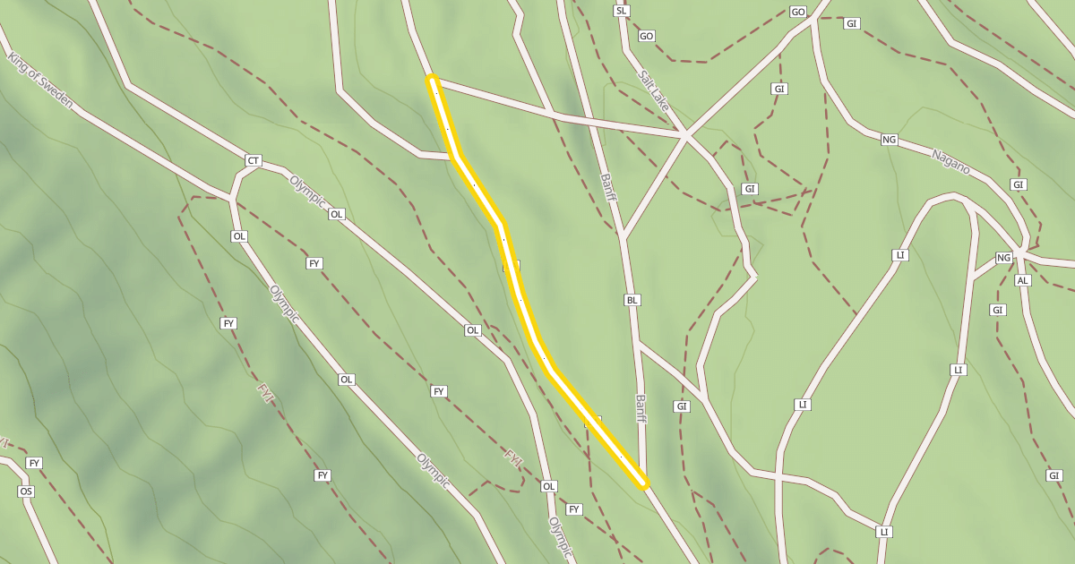 Map preview of Banff