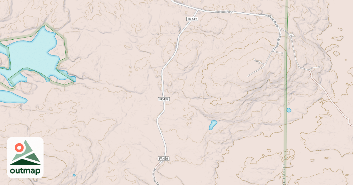 Map of KAWISHIWI RIVER