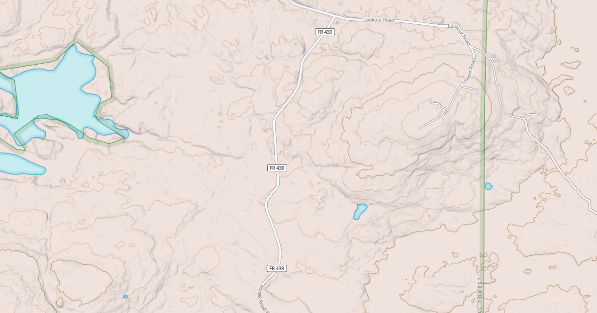 Map preview of KAWISHIWI RIVER