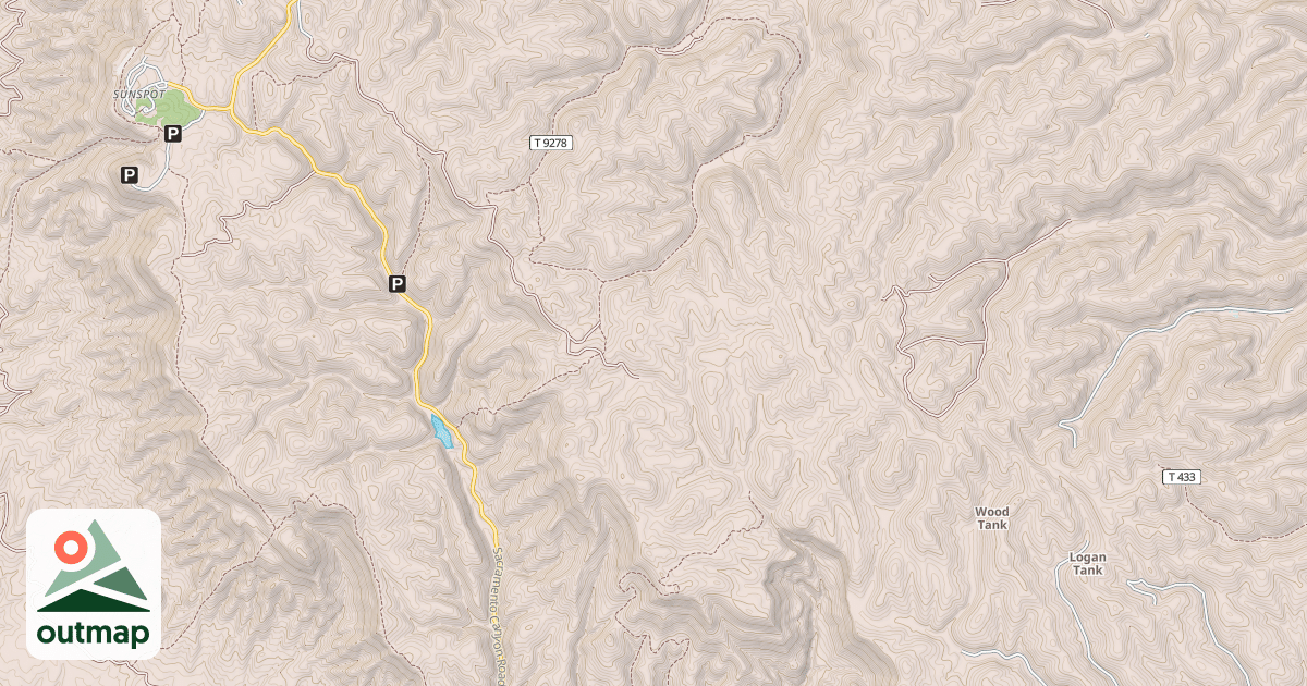 Map of AGUA CHIQUITA