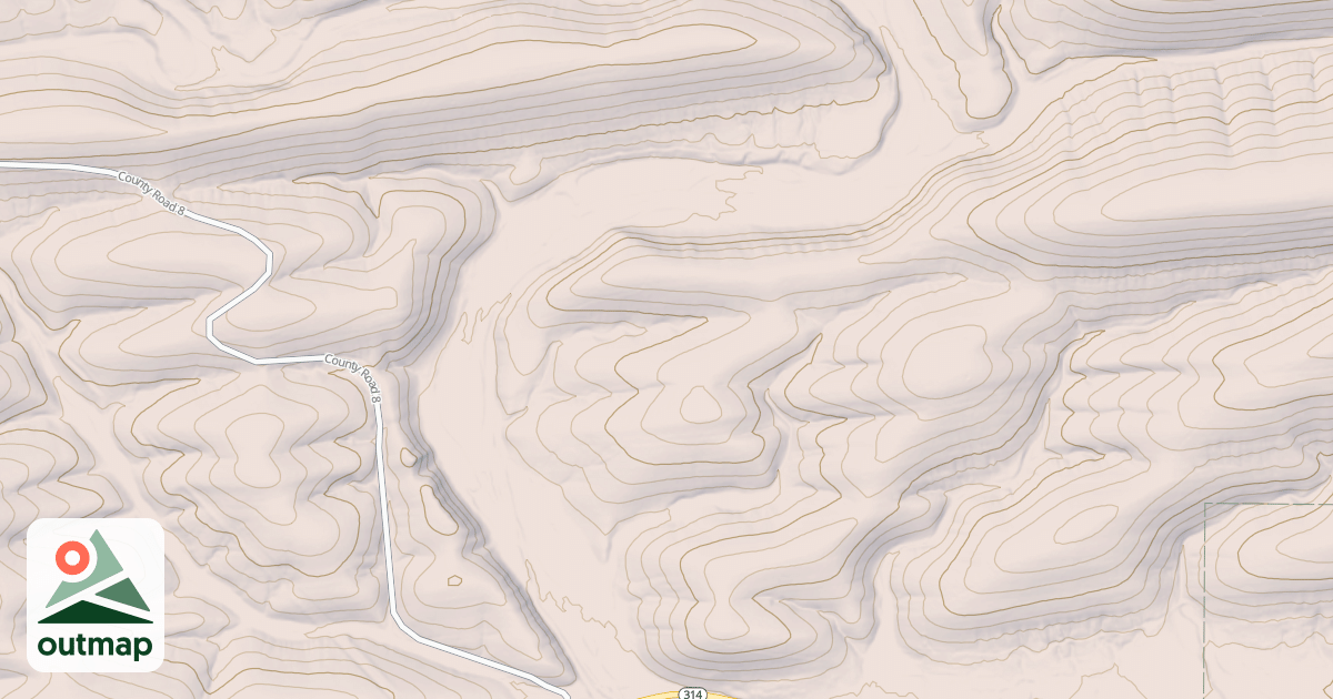 Map of BUCHANNAN CREEK