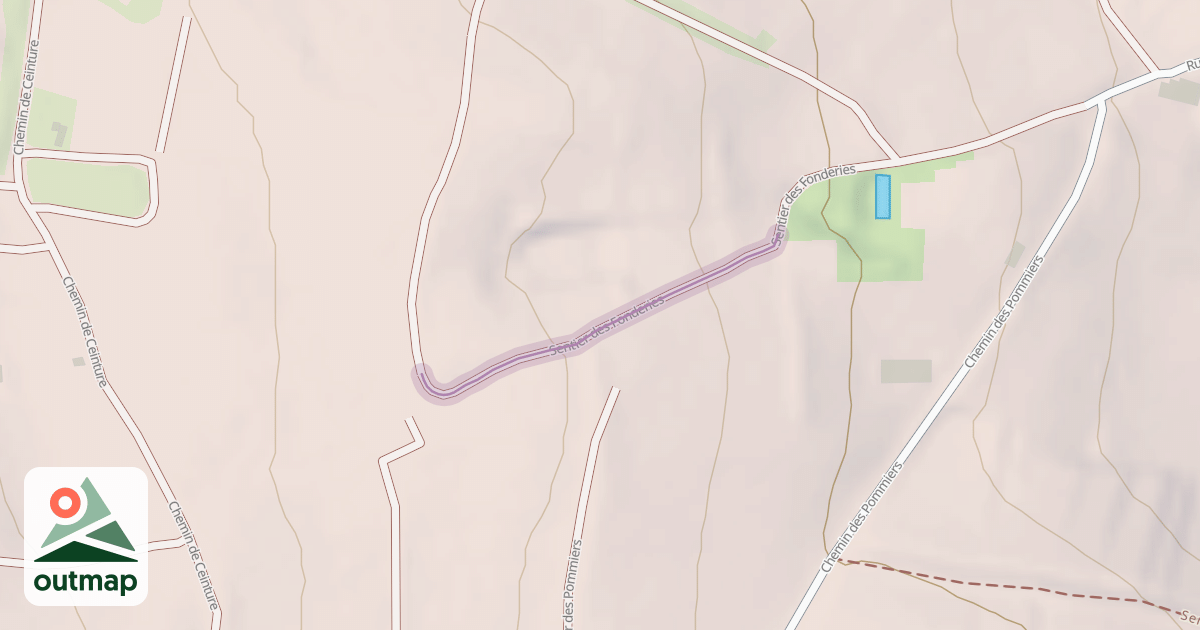 Map of Sentier des Fonderies