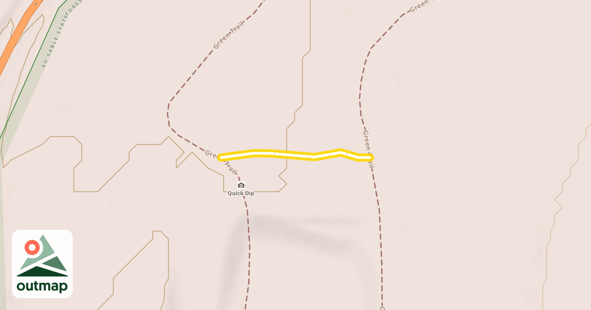 Map of Green Trail By-Pass