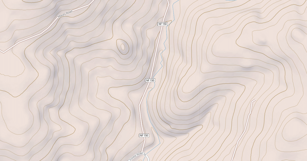 Map preview of USFS Motor Vehicle Use Map Roads {7B843847-B85A-4448-925D-165FFB5FF615}