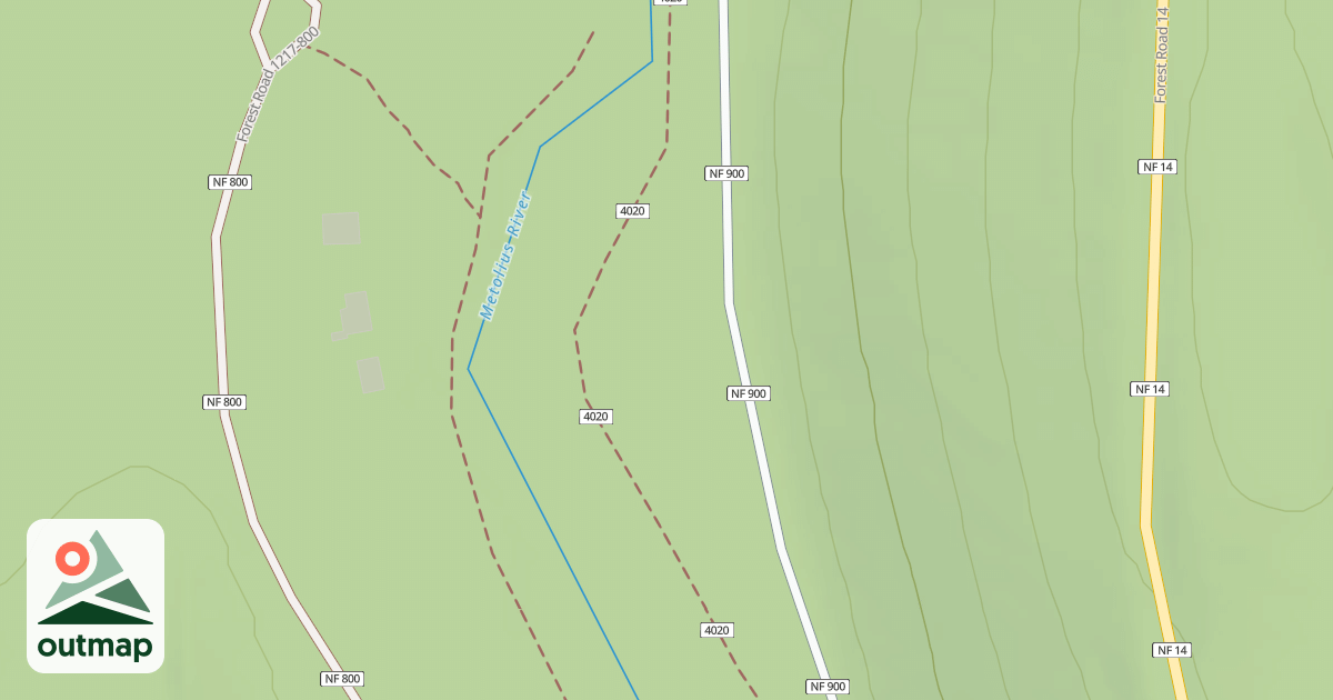 Map of PINE REST C.G