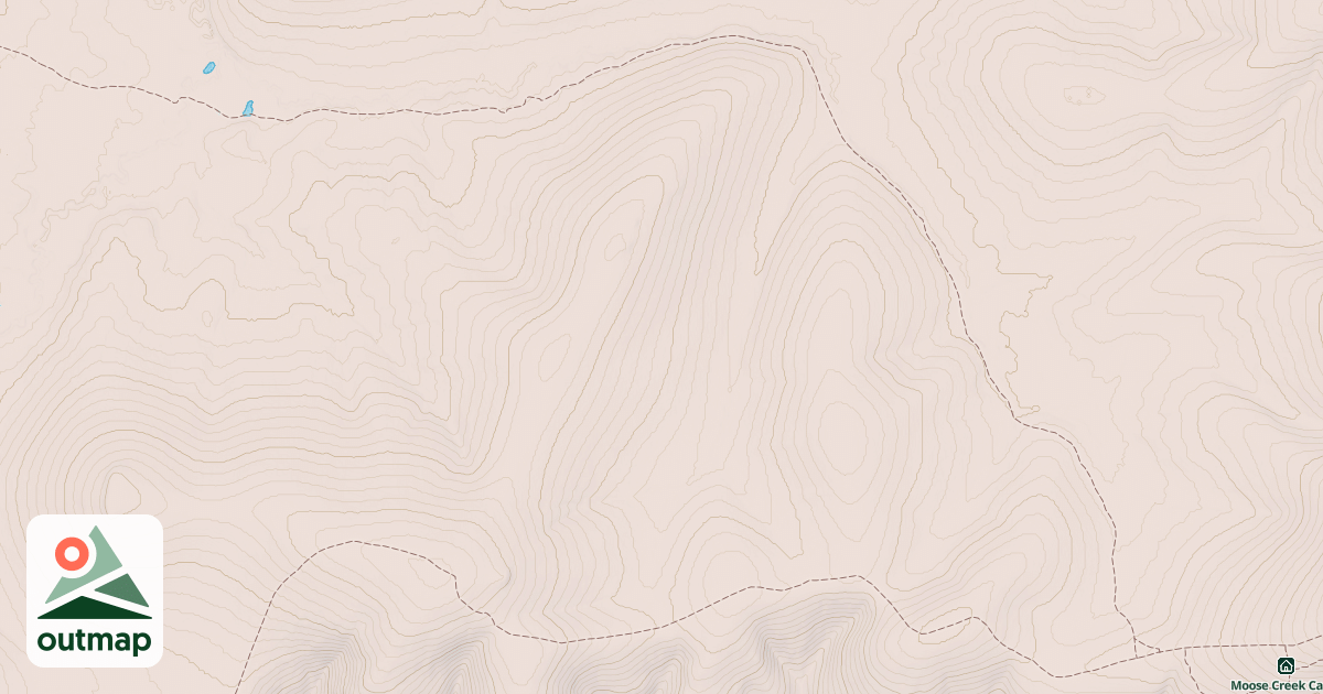 Map of Moose Creek Trail