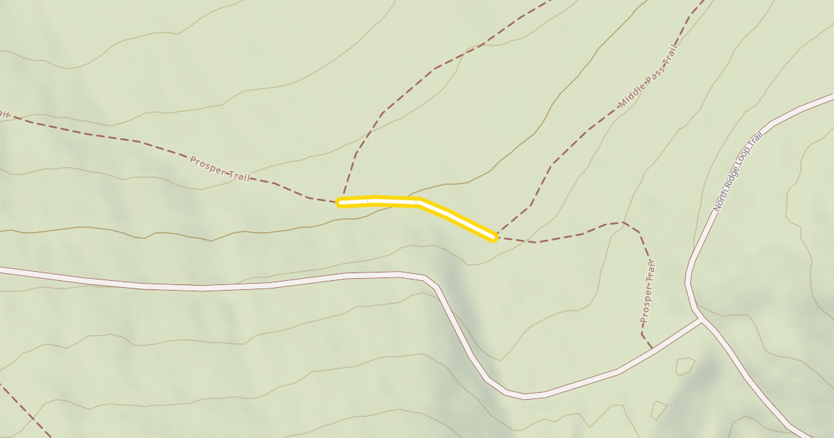 Map preview of Prosper Trail