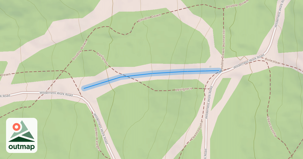Map of Wilderness Liftline