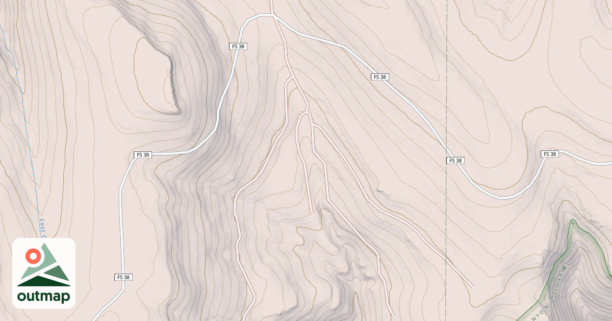 Map of USFS Motor Vehicle Use Map Roads {1CD0B996-D567-4DFB-9A87-A8FA70F34524}