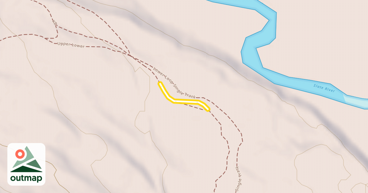 Map of Lower Loop Wide Path