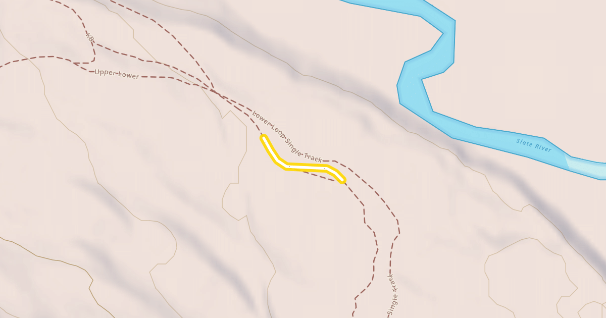 Map preview of Lower Loop Wide Path