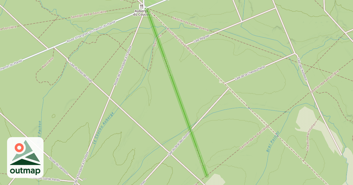 Map of Sentier Julia