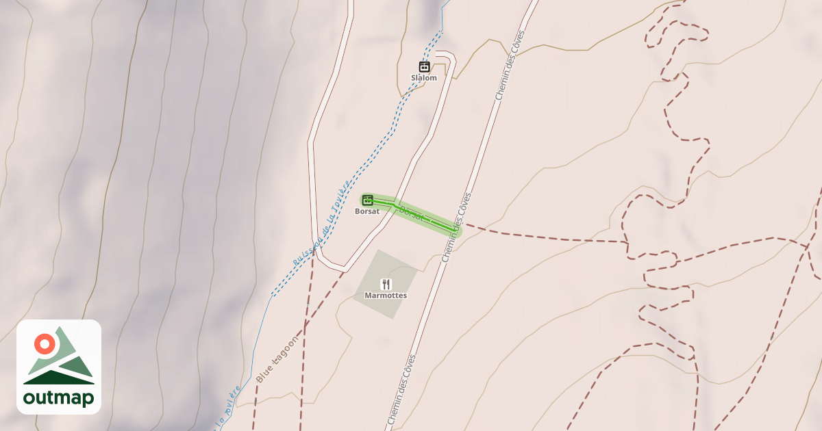 Map of Borsat