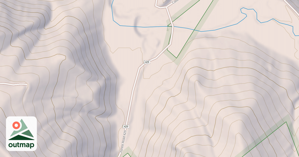 Map of BITTERSWEET CREEK