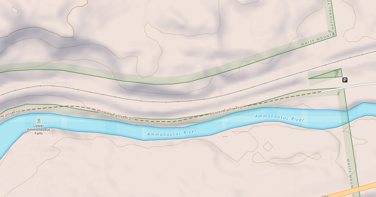 Map preview of Lower Falls