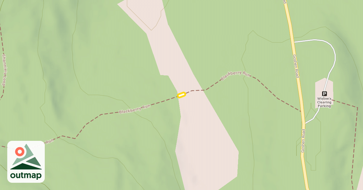 Map of Blackberry Run