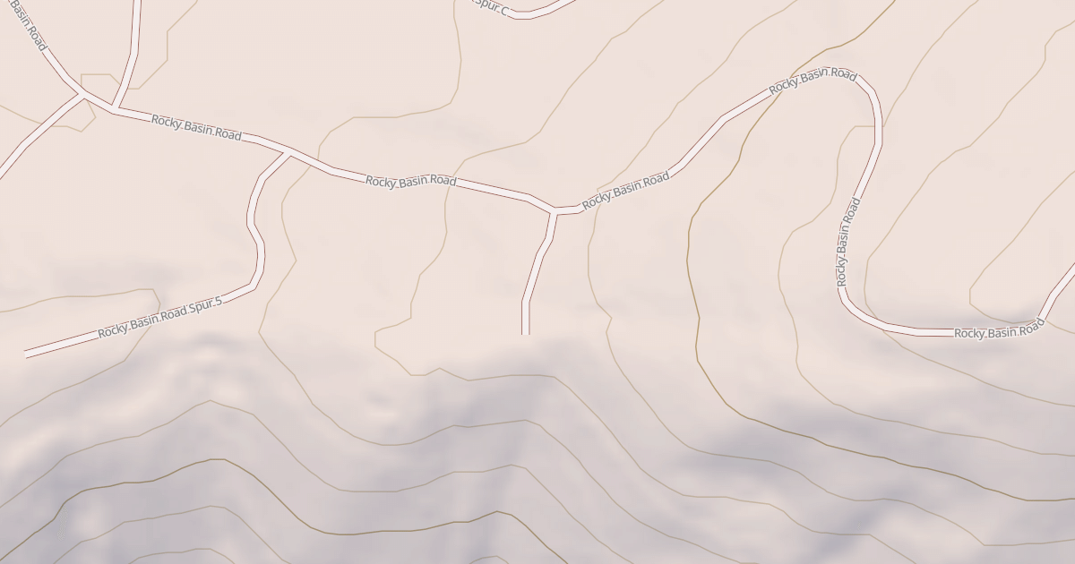 Map preview of ROCKY BASIN B SPUR