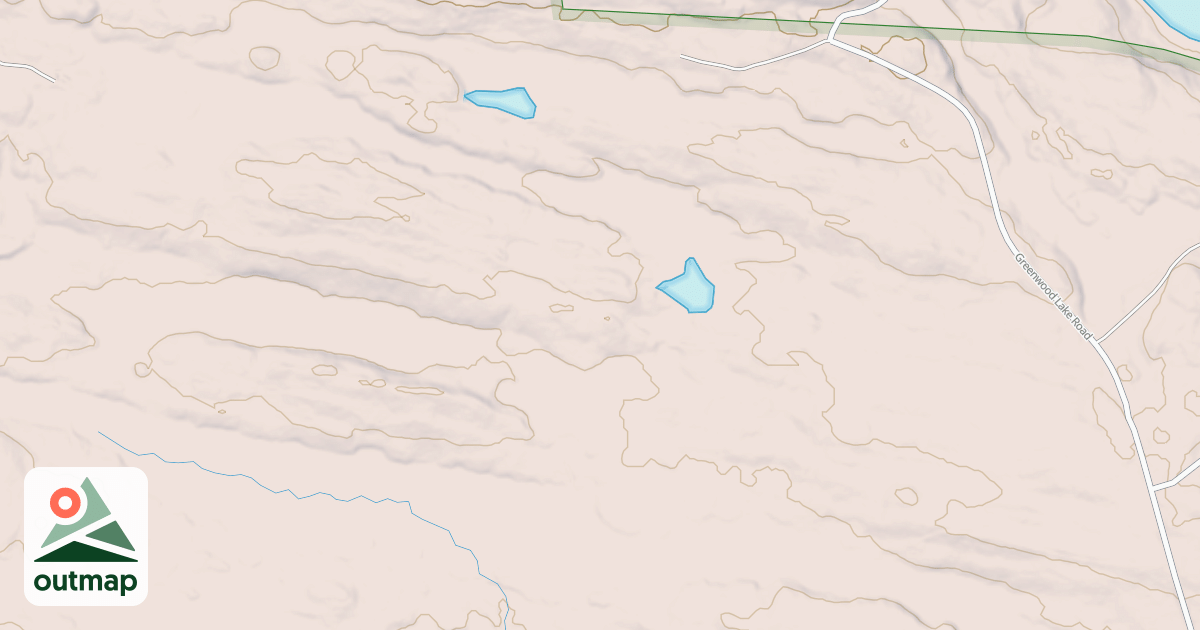 Map of GREENWOOD LAKE SPUR M