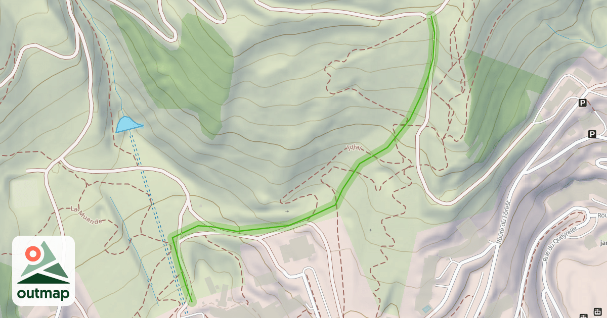 Map of La Marmotte