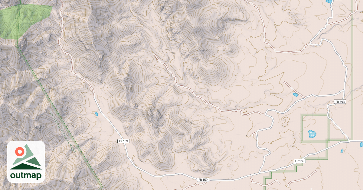 Map of W. HIGH CREEK