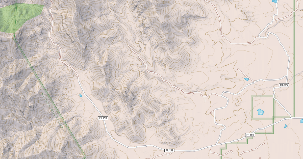 Map preview of W. HIGH CREEK