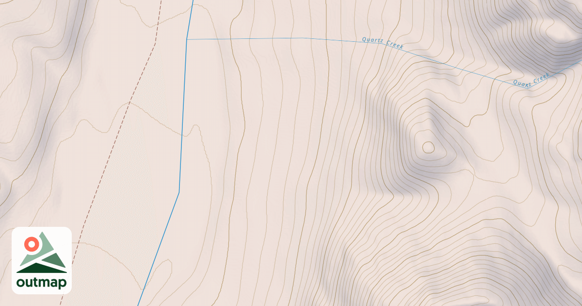Map of Ahtell Creek