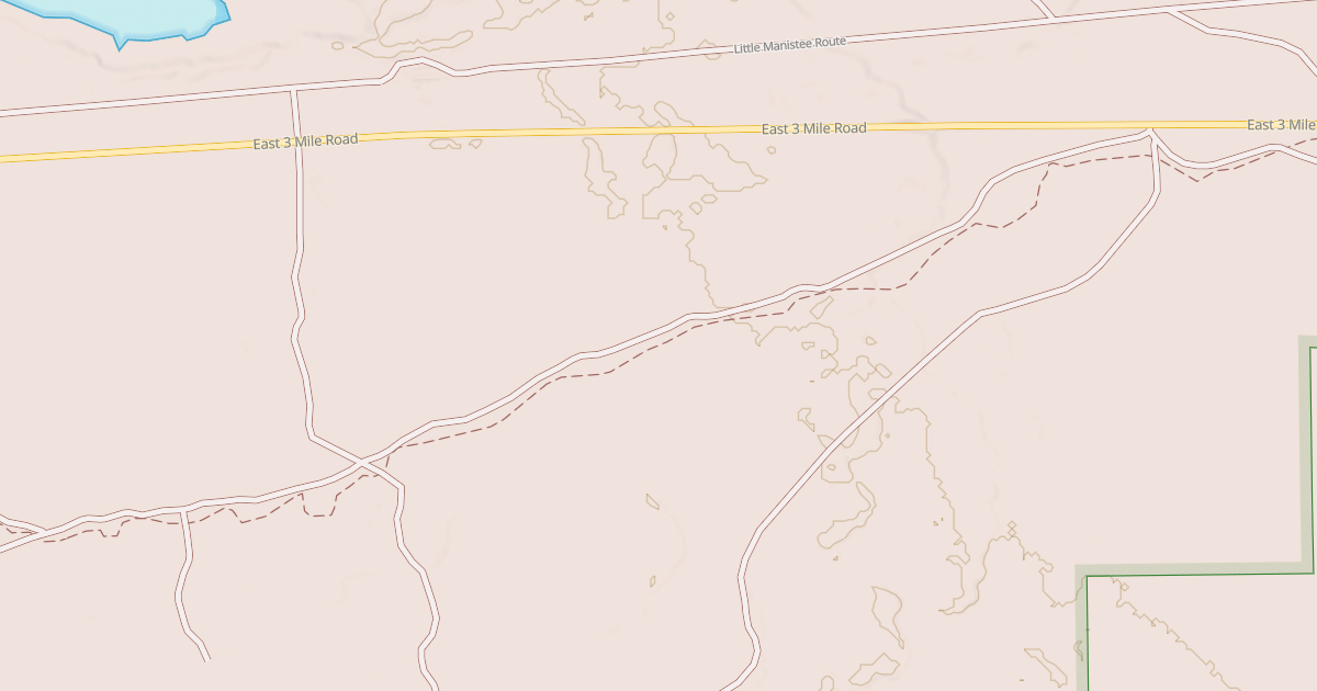 Map preview of Little Manistee Motorcycle Trail