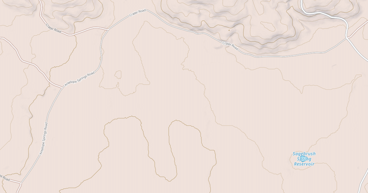 Map preview of NORTH ANTELOPE SPRINGS