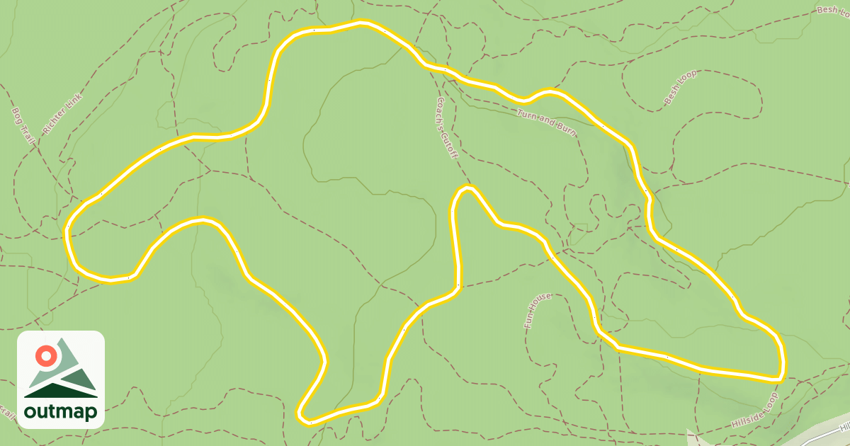 Map of Hillside Loop