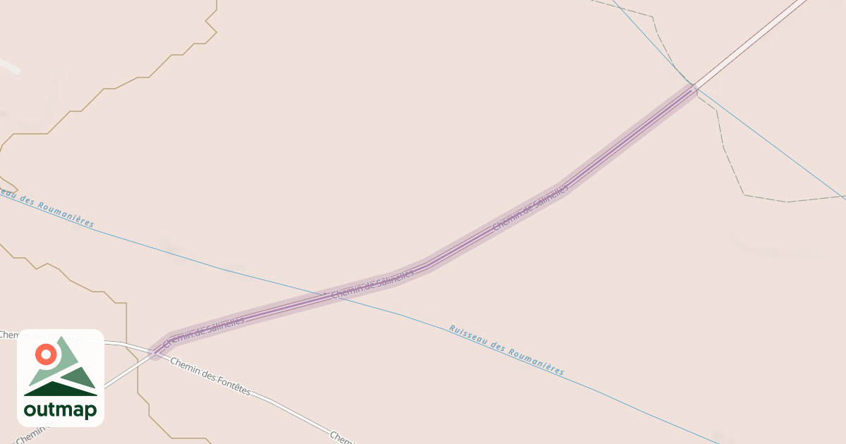 Map of Chemin de Salinelles