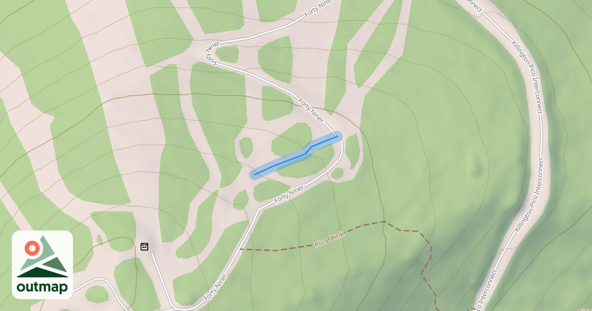 Map of Forty Niner