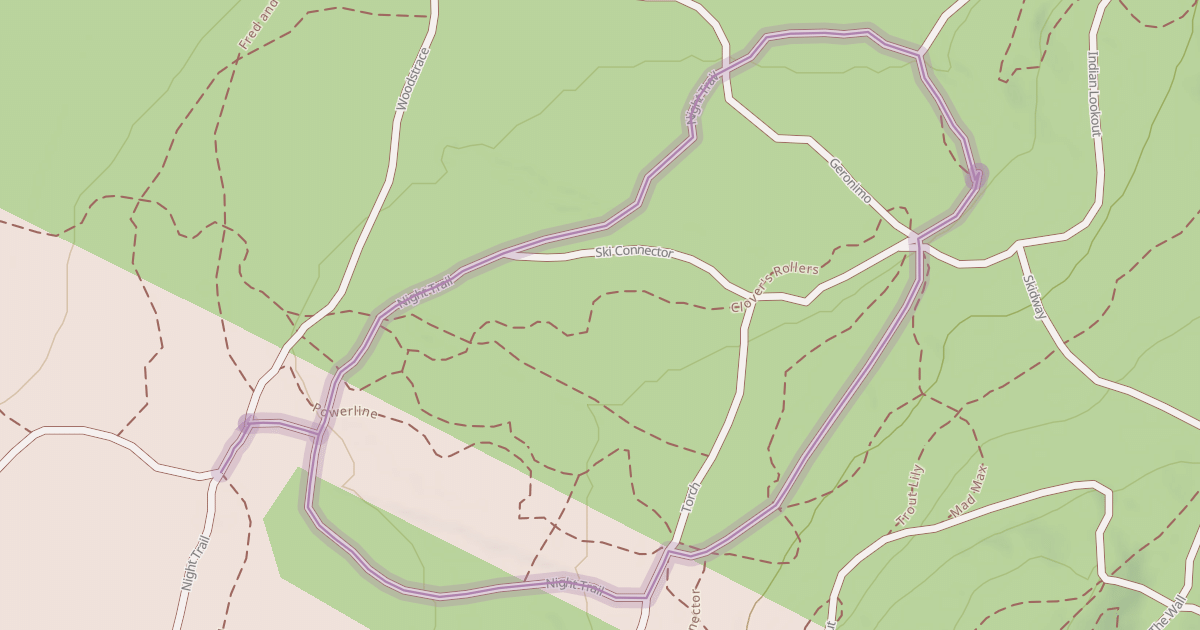 Map preview of Night Trail