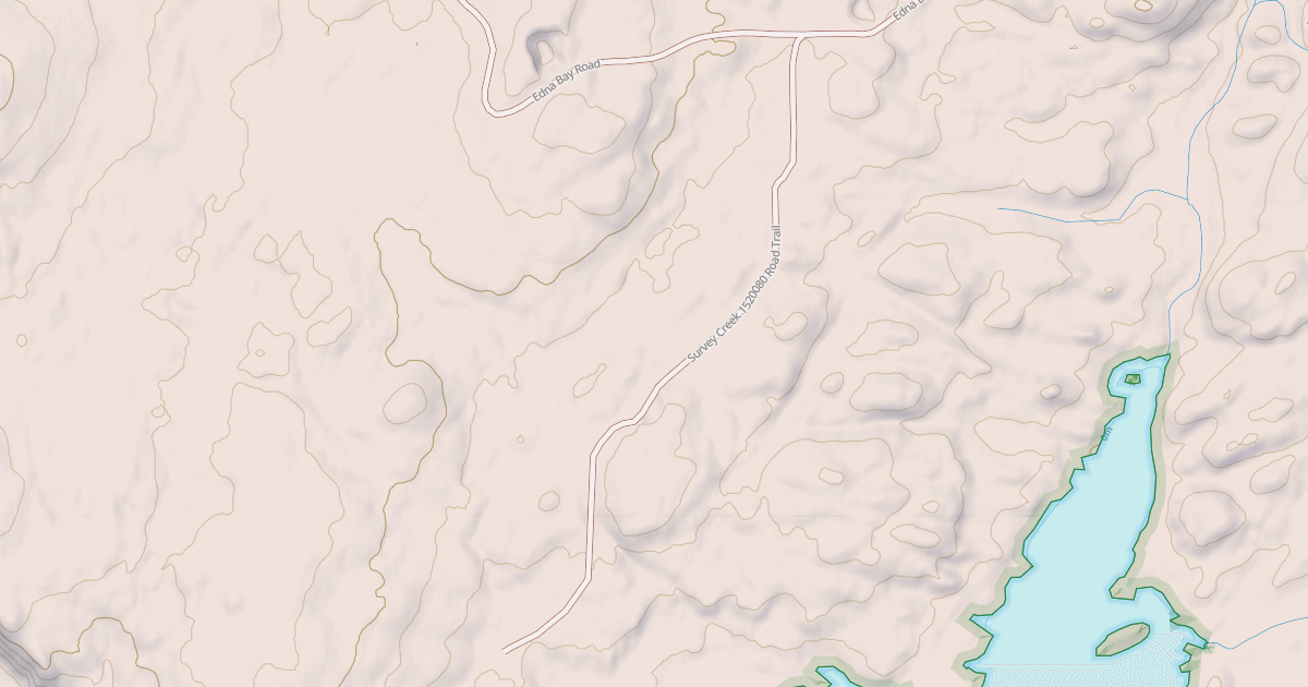 Map preview of Survey Creek 1520080 Road