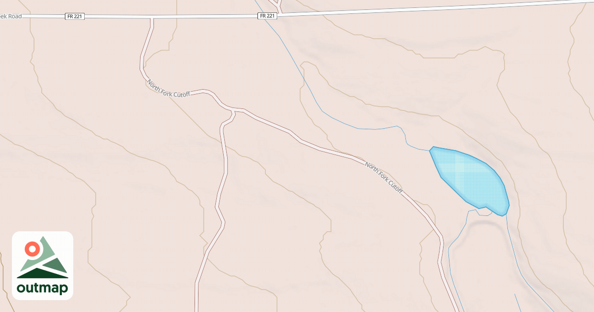 Map of NORTH FORK CUTOFF